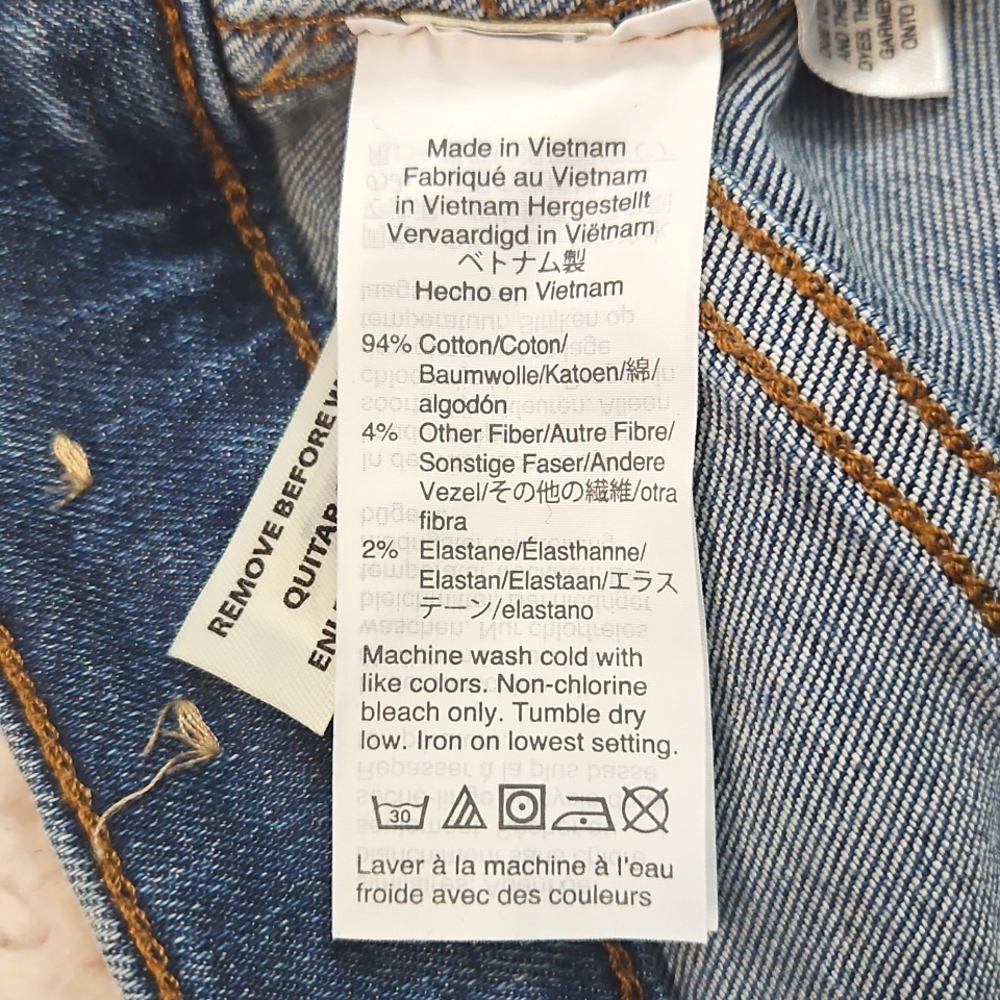 Madewell 10" High Rise Skinny Jeans Size 27 - Picture 7 of 11